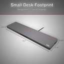 CA Essential Docking Station  – USB C Docking Station with 135W AC Power Adapter (90W Power Delivery), Active Laptop Cooling, Dual Monitor Displays in 4k, 4 USB Type A Ports, Ethernet Port