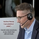 Auriculares Cyber Acoustics CA Essential HS20BT Inalámbrico De Diadema Est&eacute;reo - Negro