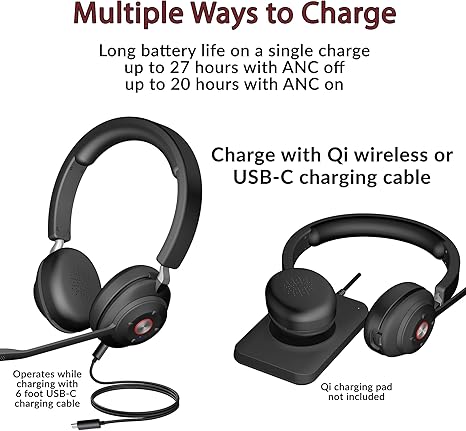 Auriculares Cyber Acoustics CA Essential HS20BT Inalámbrico De Diadema Est&eacute;reo - Negro