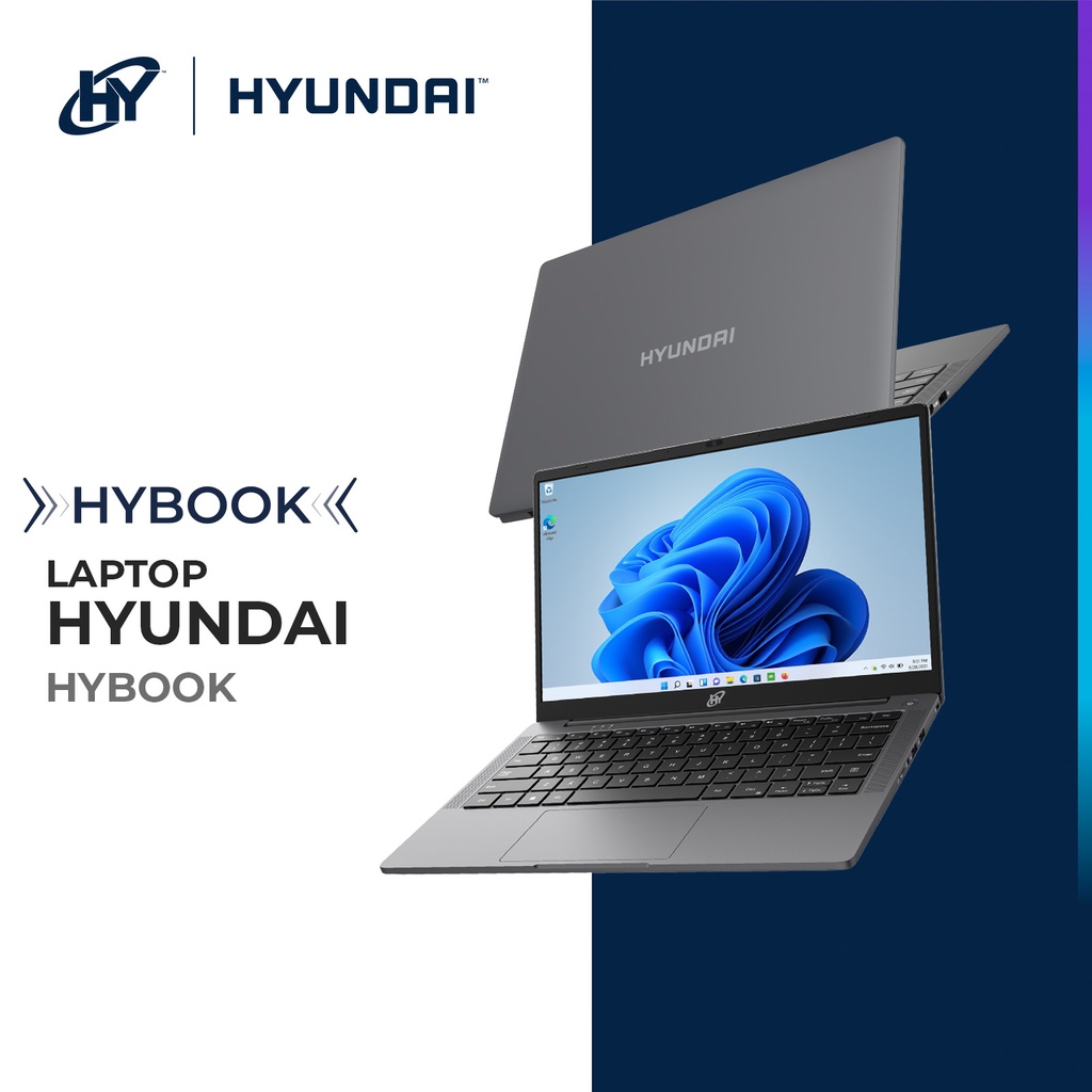 HY Book, N4020, 4GB/128GB, Windows 11 Home S Mode, Type-C Full Function, AC WiFi, Spanish Keyboard - Space Grey
