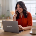 HY Book, N4020, 4GB/128GB, Windows 11 Home S Mode, Type-C Full Function, AC WiFi, English Keyboard - Space Grey