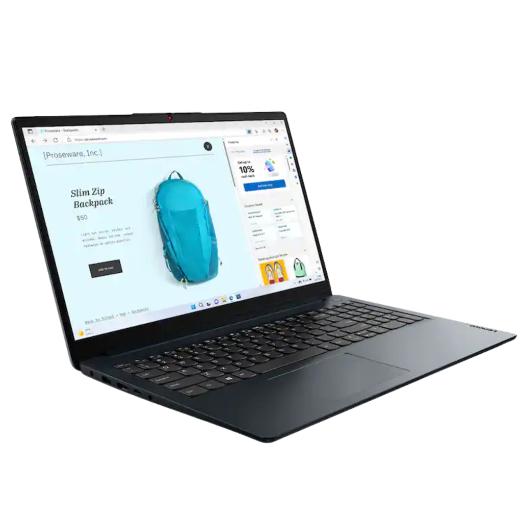 Lenovo 1 15AMN7 – Laptop 15.6″ FHD, AMD Ryzen 5 7520U, 8GB RAM, 256GB SSD, Windows 11, Abyss Blue