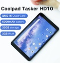 Coolpad Tablet 10" HD Android 10 Tablet, Qualcomm 64bit Processor, Drop Protection, 32GB Storage, 3GB RAM, Quick Charge 3.0, Medieval Gray, 3667AT (Tasker 10" 3GB/32/GB) w/ Protective Case