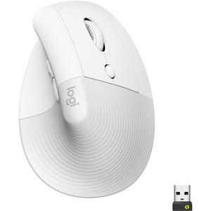 LOGITECH - LIFT Wireless Vertical Ergonomic Mouse - Pale Gray