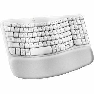 Logitech Ergo Series Wave Keys Ergonomic Wireless keyboard Off White