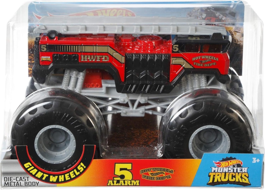 Automóvil Hot Wheels Monster Trucks Escala