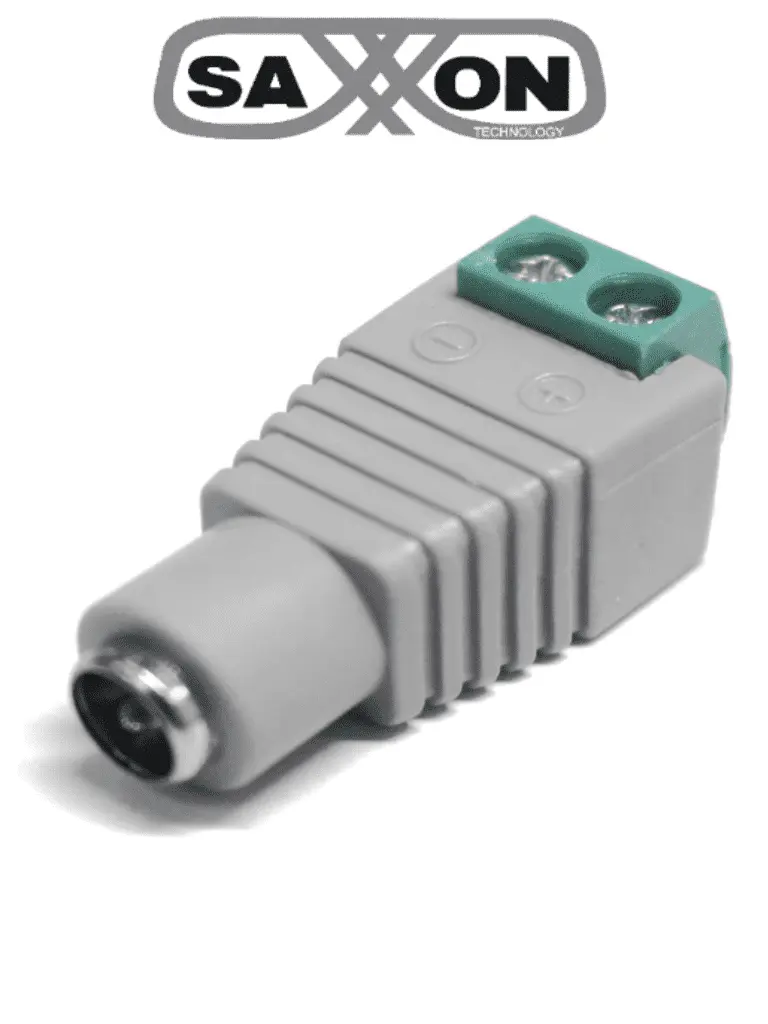 Bolsa de 10 Conectores de alimentacion para camaras conector Hembra - Terminales Tipo Tornillo Positivo y Negativo - Resistente a la Oxidacion