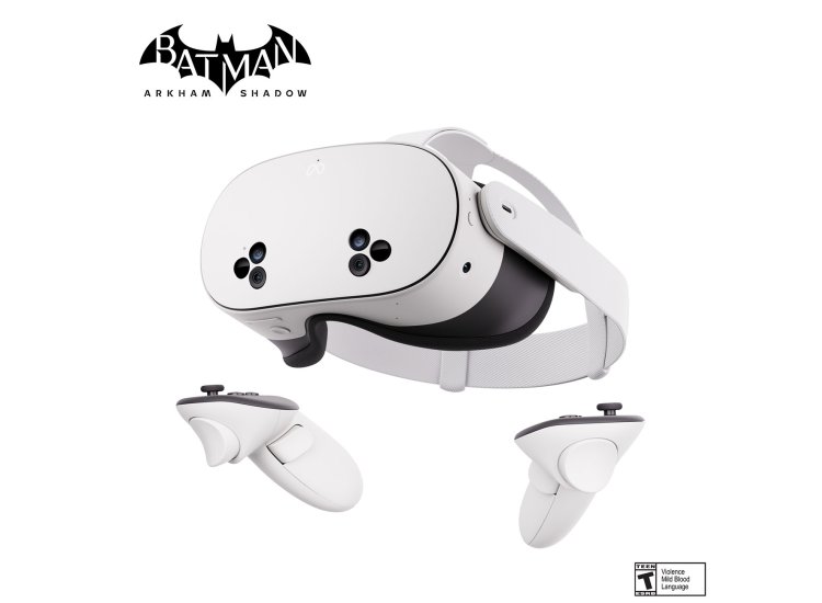 Meta Quest 3S 256GB — Get Batman: Arkham Shadow and 3-Month Trial of Meta Quest+ Included — All-In-One Headset - White