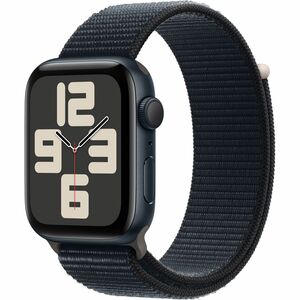 Apple Watch SE 2nd Generation (GPS) 44mm Midnight Aluminum Case with Midnight Sport Loop
