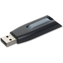 Unidad flash Verbatim Store 'n' Go V3 - 16 GB - USB 3.2 (Gen 1) Tipo A - Gris, Negro