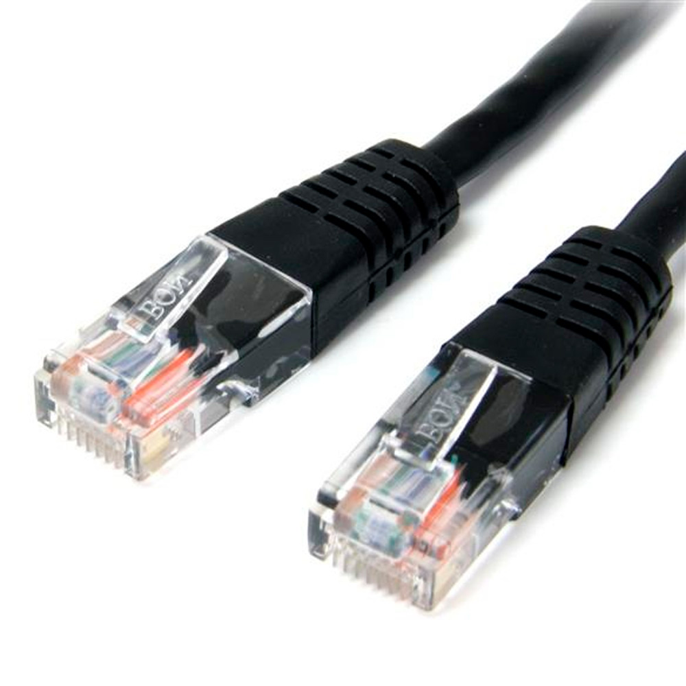 StarTech.com Cable Patch Cat5e UTP Moldeado RJ-45 Macho - RJ-45 Macho, 30cm, Negro